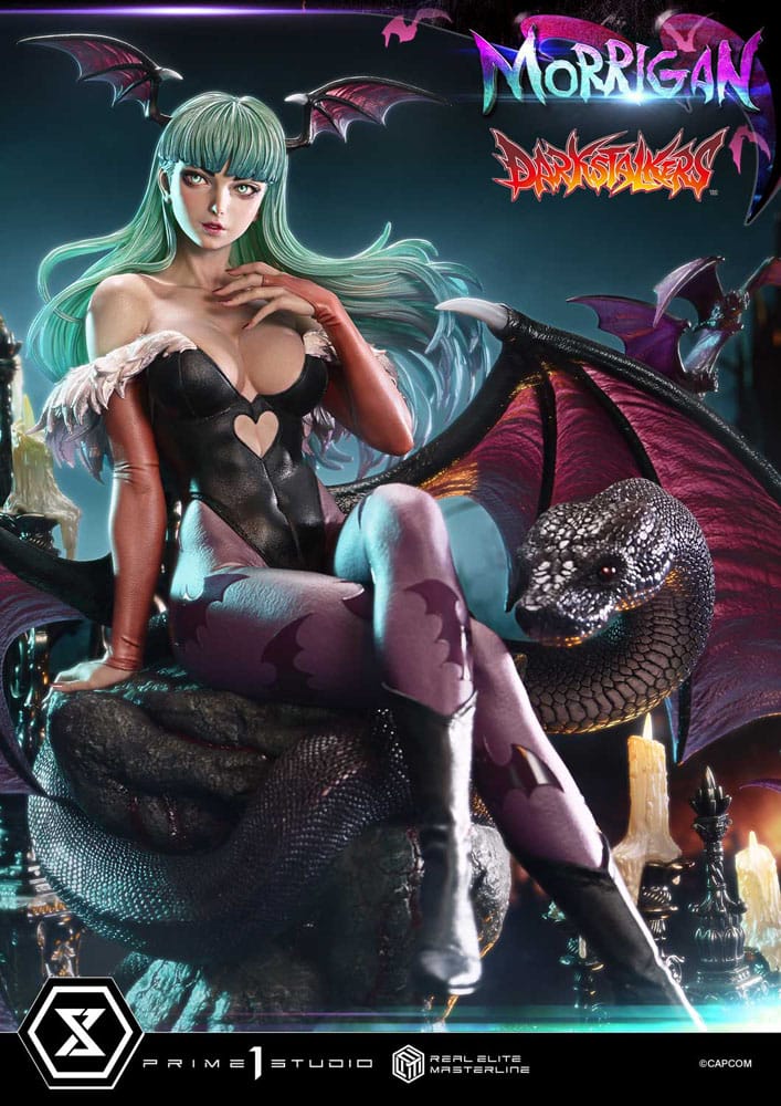 Statuette Darkstalkers Real Elite Masterline Series 1/4 Morrigan 55 cm