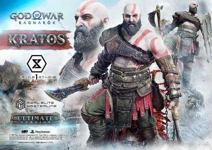 Statuette God of War : Ragnarok Real Elite Masterline Series 1/3 Kratos Ultimate Bonus Version 95 cm