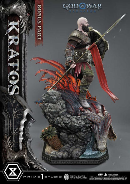Statuette God of War : Ragnarok Real Elite Masterline Series 1/3 Kratos Ultimate Bonus Version 95 cm