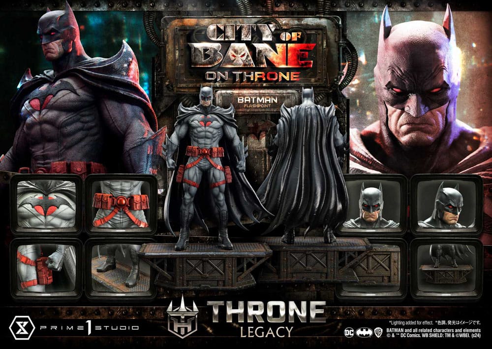 DC Comics statuette 1/4 Throne Legacy Collection Flashpoint Batman 60 cm