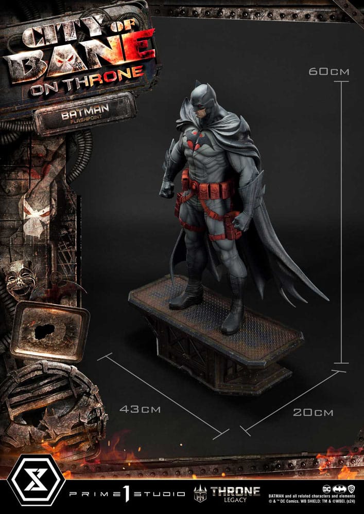 DC Comics statuette 1/4 Throne Legacy Collection Flashpoint Batman 60 cm