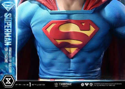 Statuette DC Comics 1/4 Throne Legacy Collection Superman Fortress of Solitude sur Trône (Design par Gabriele Dell'Otto) 52 cm