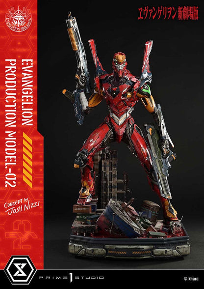 Reconstruction de la statuette Evangelion Ultimate Diorama Masterline Series Evangelion Production Model-02 (Concept par Josh Nizzi) 73 cm