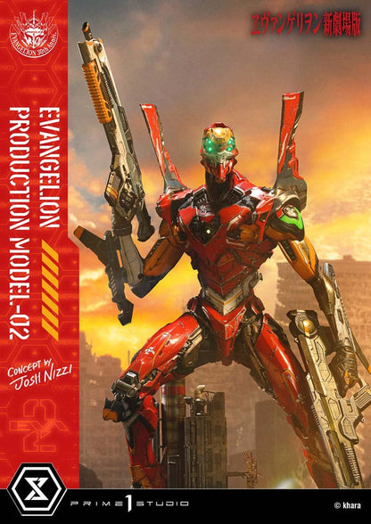 Reconstruction de la statuette Evangelion Ultimate Diorama Masterline Series Evangelion Production Model-02 (Concept par Josh Nizzi) 73 cm