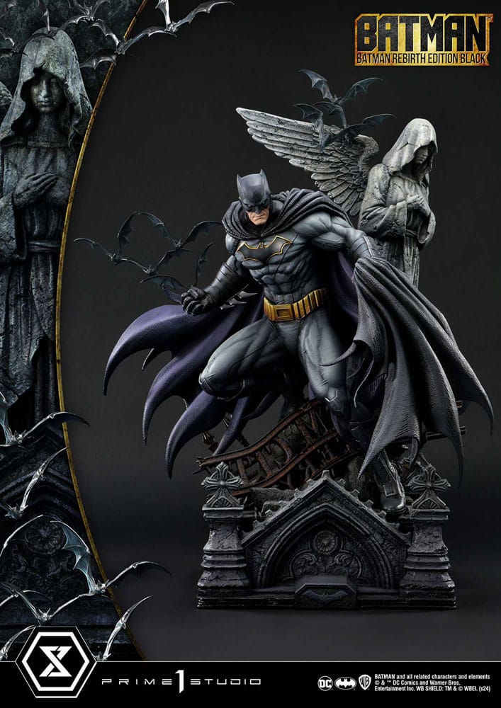 Batman statuette Ultimate Premium Masterline Series 1/4 Batman Rebirth Edition Black 71 cm