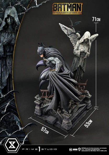 Batman statuette Ultimate Premium Masterline Series 1/4 Batman Rebirth Edition Black 71 cm