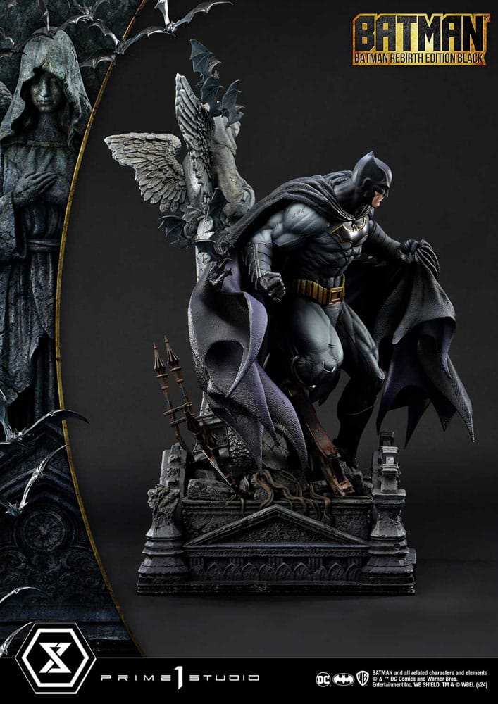 Batman statuette Ultimate Premium Masterline Series 1/4 Batman Rebirth Edition Black 71 cm