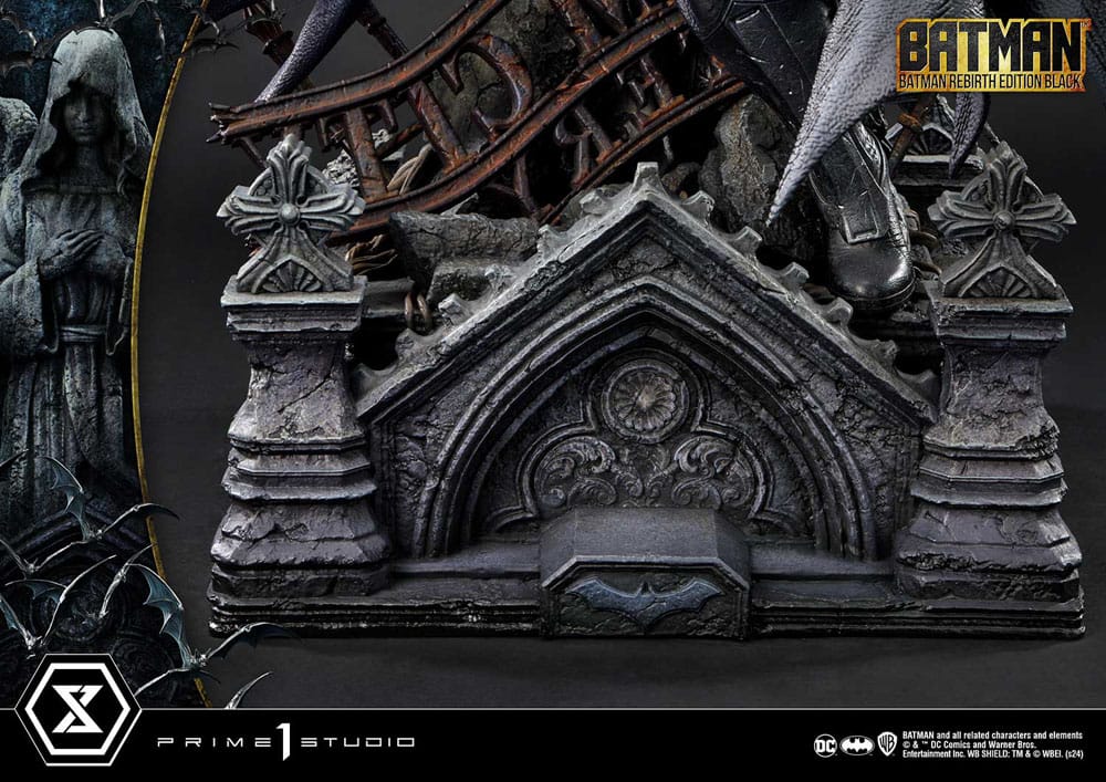 Batman statuette Ultimate Premium Masterline Series 1/4 Batman Rebirth Edition Black 71 cm