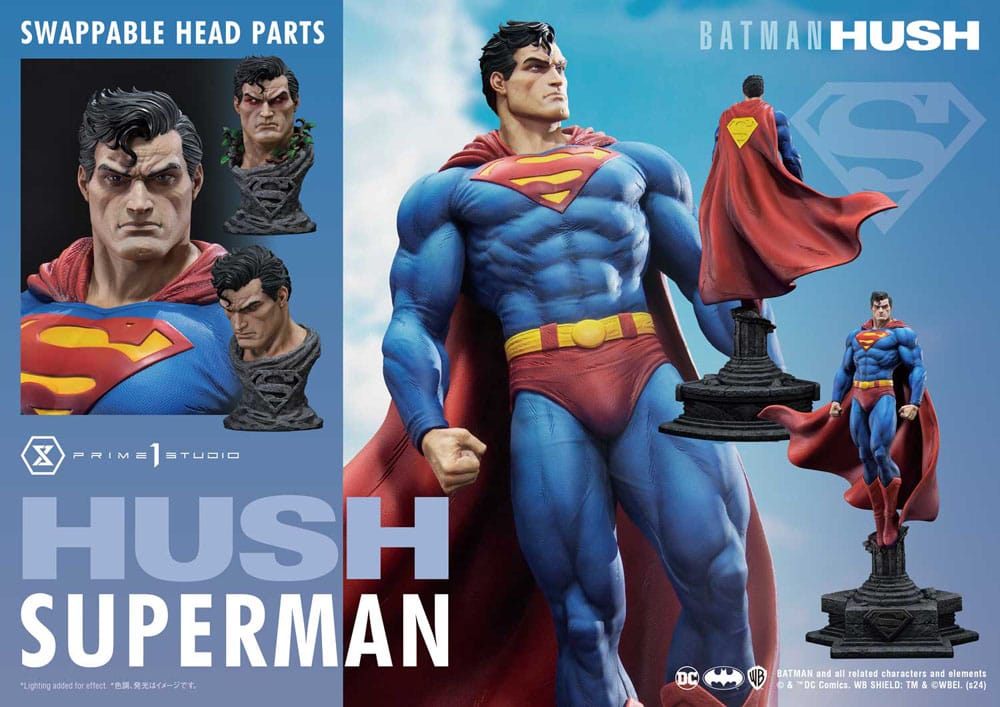 DC Comics statuette Ultimate Premium Masterline Series 1/4 Batman: Hush (Comic) Superman Bonus Version 77 cm