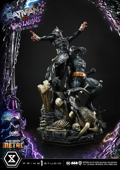 Dark Nights: Metal statuette Ultimate Premium Masterline Series 1/4 Batman VS Batman Who Laughs 67 cm