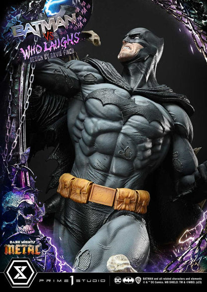 Dark Nights: Metal statuette Ultimate Premium Masterline Series 1/4 Batman VS Batman Who Laughs 67 cm