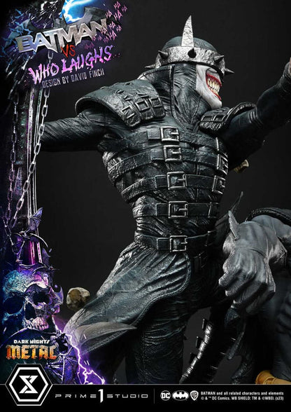 Dark Nights: Metal statuette Ultimate Premium Masterline Series 1/4 Batman VS Batman Who Laughs 67 cm