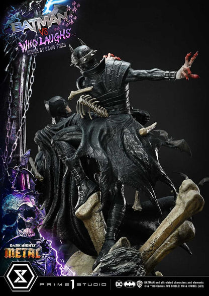 Dark Nights: Metal statuette Ultimate Premium Masterline Series 1/4 Batman VS Batman Who Laughs 67 cm
