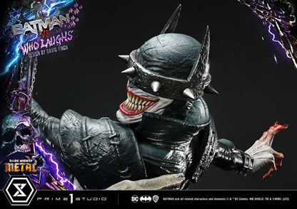 Dark Nights: Metal statuette Ultimate Premium Masterline Series 1/4 Batman VS Batman Who Laughs 67 cm