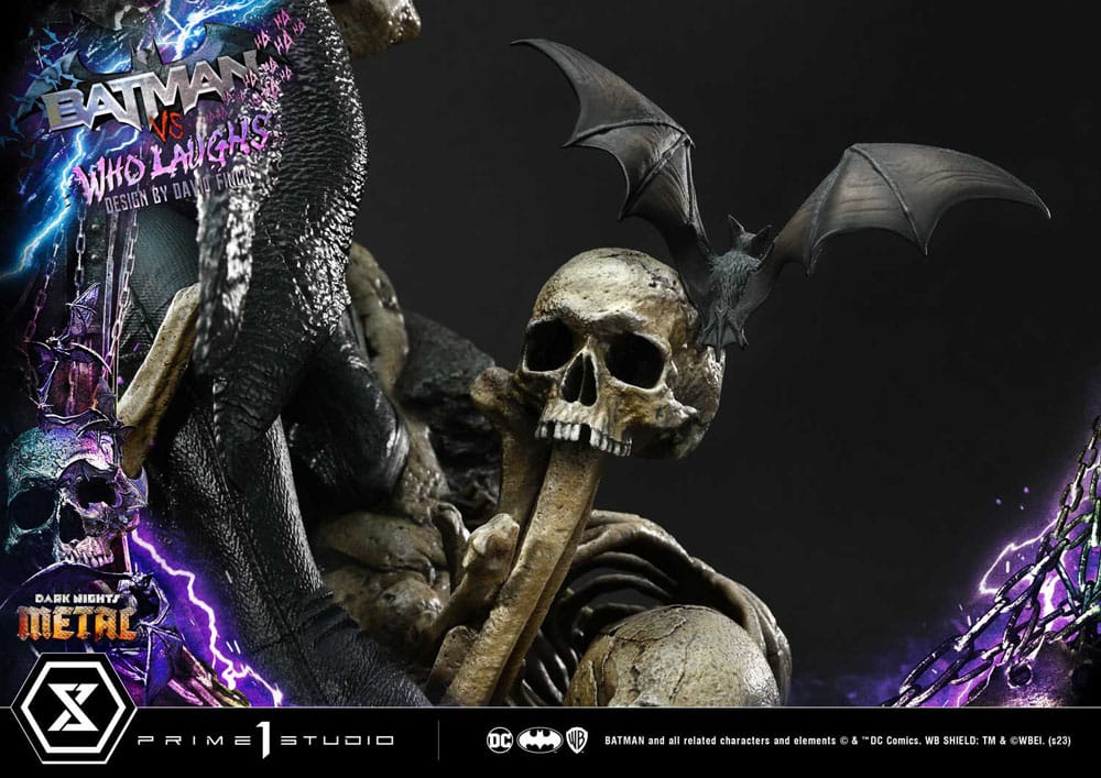 Dark Nights: Metal statuette Ultimate Premium Masterline Series 1/4 Batman VS Batman Who Laughs 67 cm