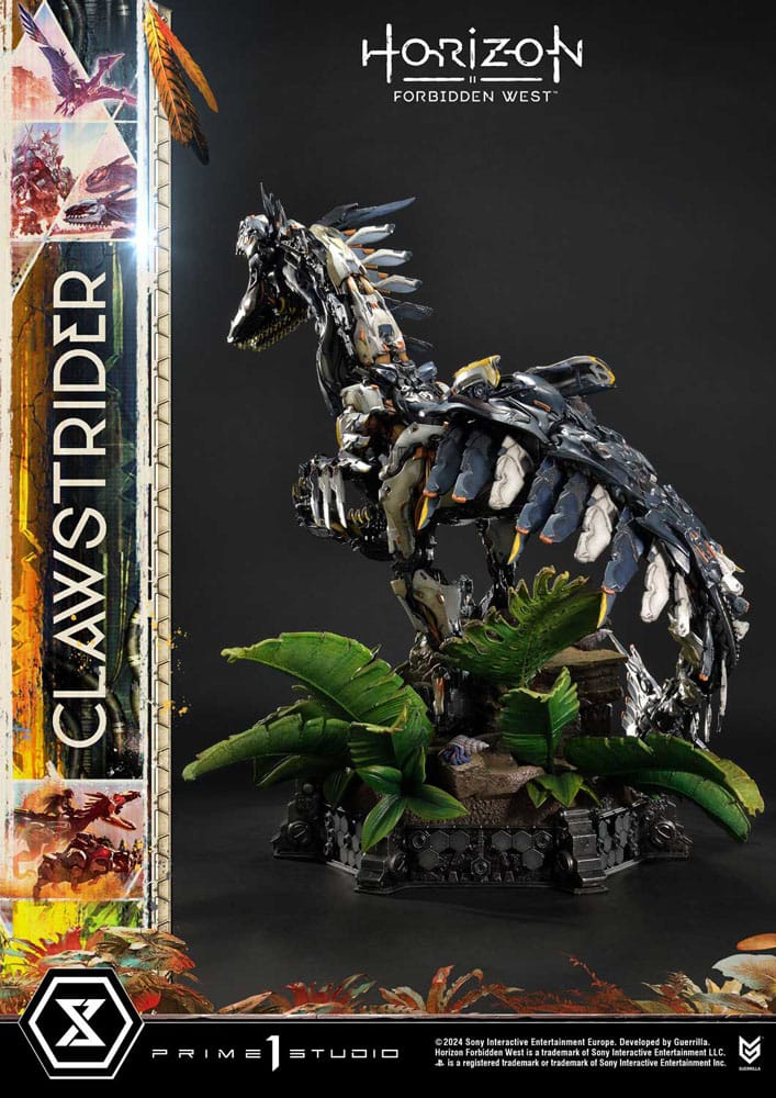 Horizon Forbidden West statuette Ultimate Premium Masterline Series 1/4 Clawstrider 68 cm