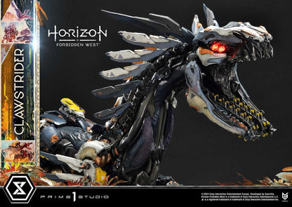 Horizon Forbidden West statuette Ultimate Premium Masterline Series 1/4 Clawstrider 68 cm