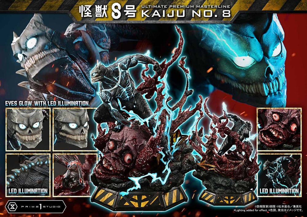 Statuette Kaiju N°8 Ultimate Premium Masterline Series 1/4 Kaiju N°8 70 cm