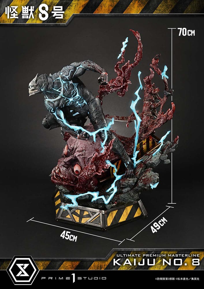 Statuette Kaiju N°8 Ultimate Premium Masterline Series 1/4 Kaiju N°8 70 cm