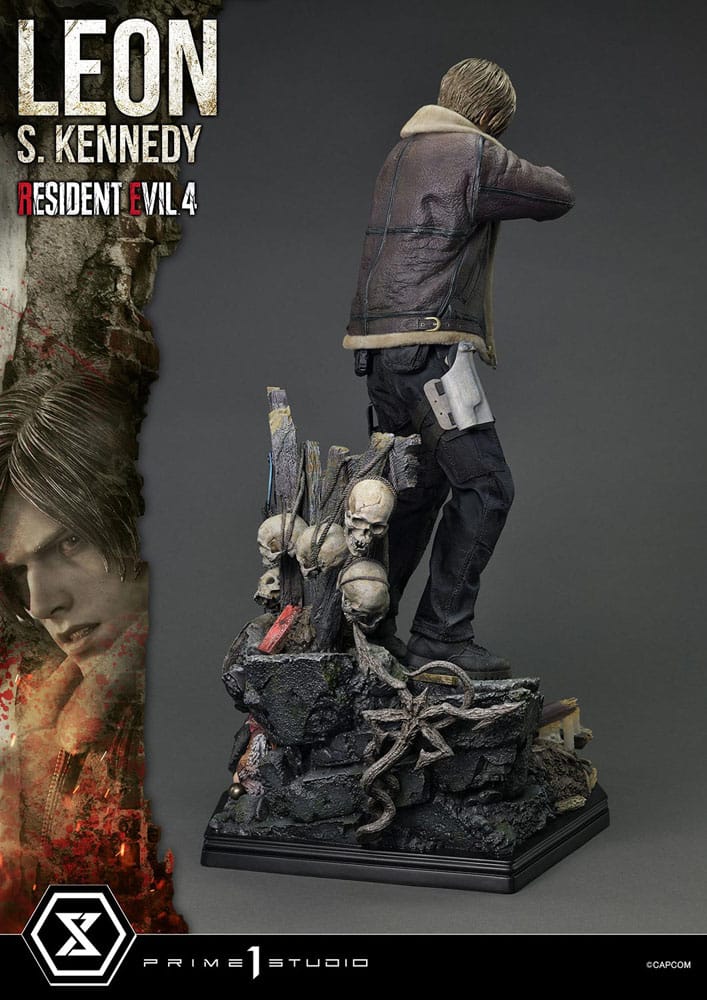 Statuette Resident Evil 4 Ultimate Premium Masterline Series 1/4 Leon S. Kennedy 64 cm