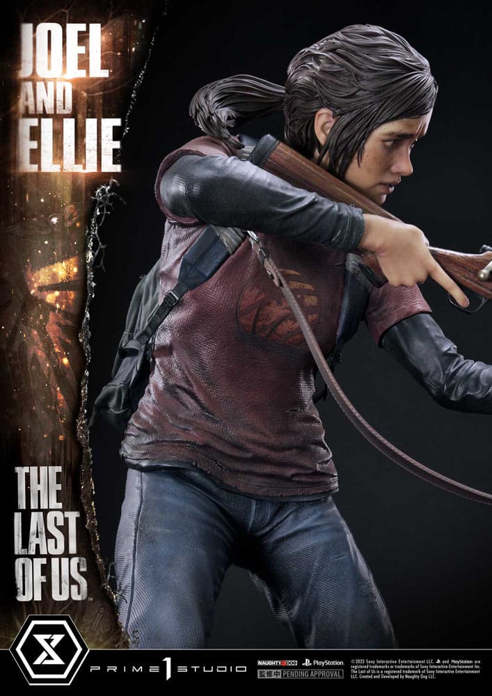 The Last of Us Part I statuette 1/4 Ultimate Premium Masterline Series Joel & Ellie (The Last of Us Part I) 73 cm