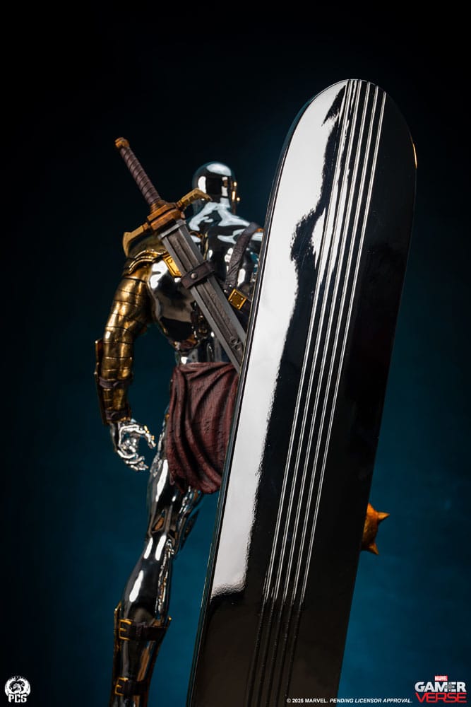 Statuette Marvel Gamerverse 1/3 Le surfer d'argent 77 cm
