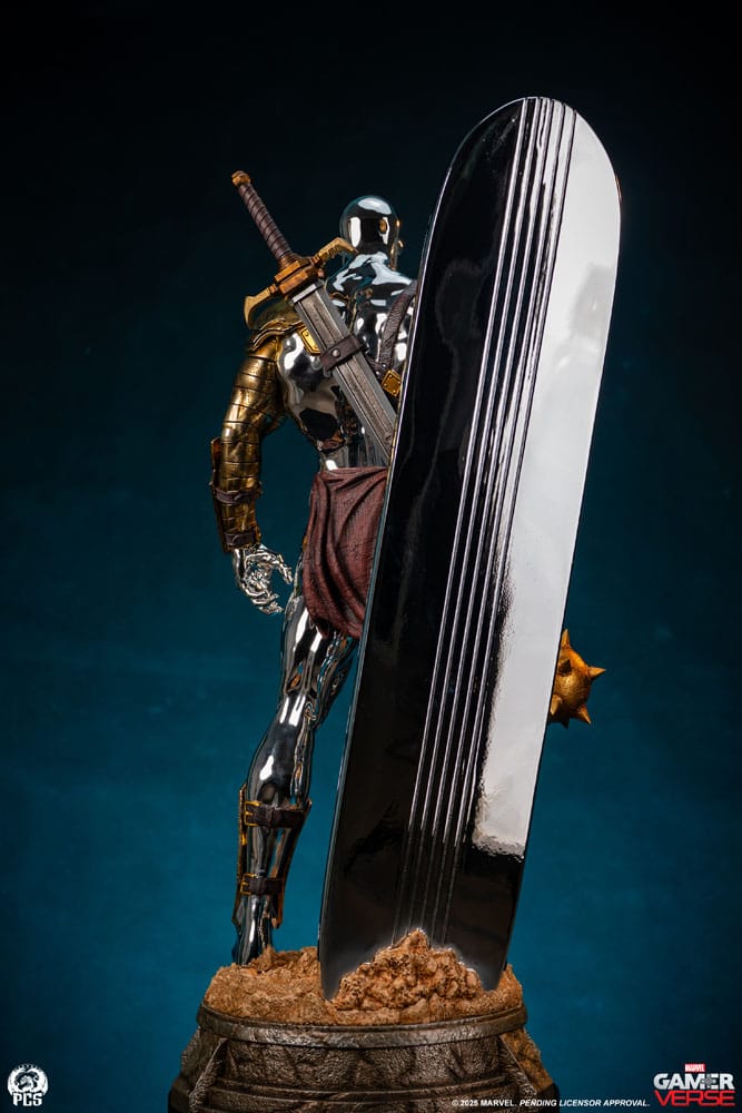 Statuette Marvel Gamerverse 1/3 Le surfer d'argent 77 cm