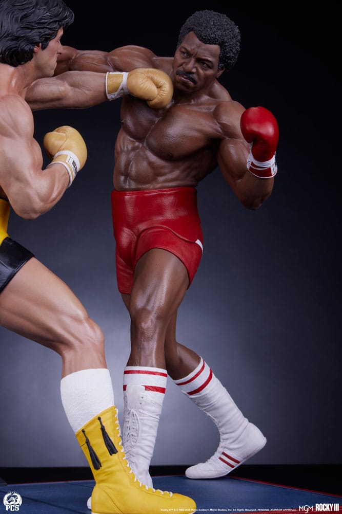 Rocky 3 : L'Œil du tigre diorama 1/4 figurine Rocky Balboa &amp; Apollo Creed 48 cm
