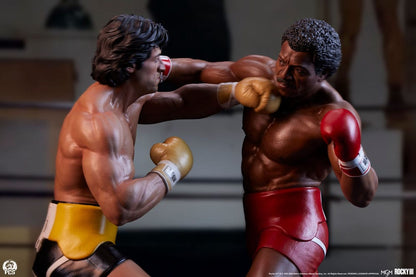 Rocky 3 : L'Œil du tigre diorama 1/4 figurine Rocky Balboa &amp; Apollo Creed 48 cm