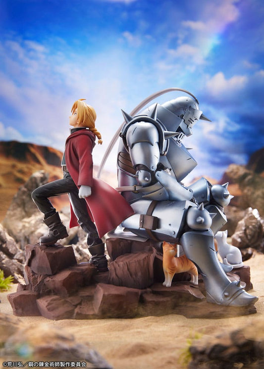 Fullmetal Alchemist: Brotherhood : Statuette Edward Elric & Alphonse Elric 24 cm