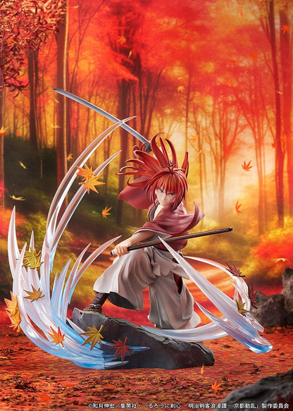 Rurouni Kenshin: Meiji Kenkaku Romantan Kyoto Douran statuette PVC 1/7 Kenshin Himura Souryusen Ver. 27 cm