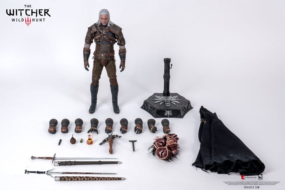 Figurine The Witcher 3 : Wild Hunt 1/6 Geralt de Riv 30 cm
