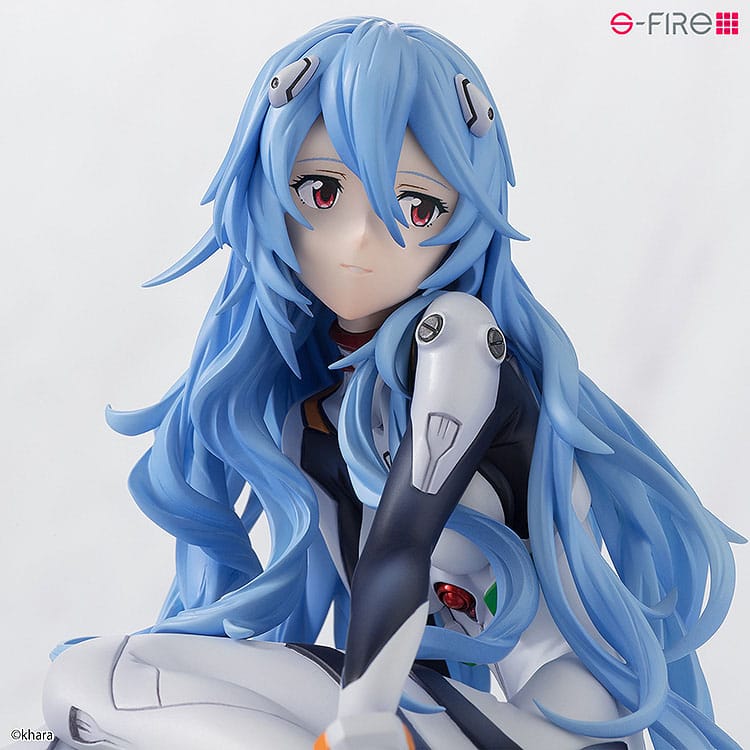 Rebuild of Evangelion statuette PVC 1/7 Rei Ayanami Long Hair Ver. 11 cm
