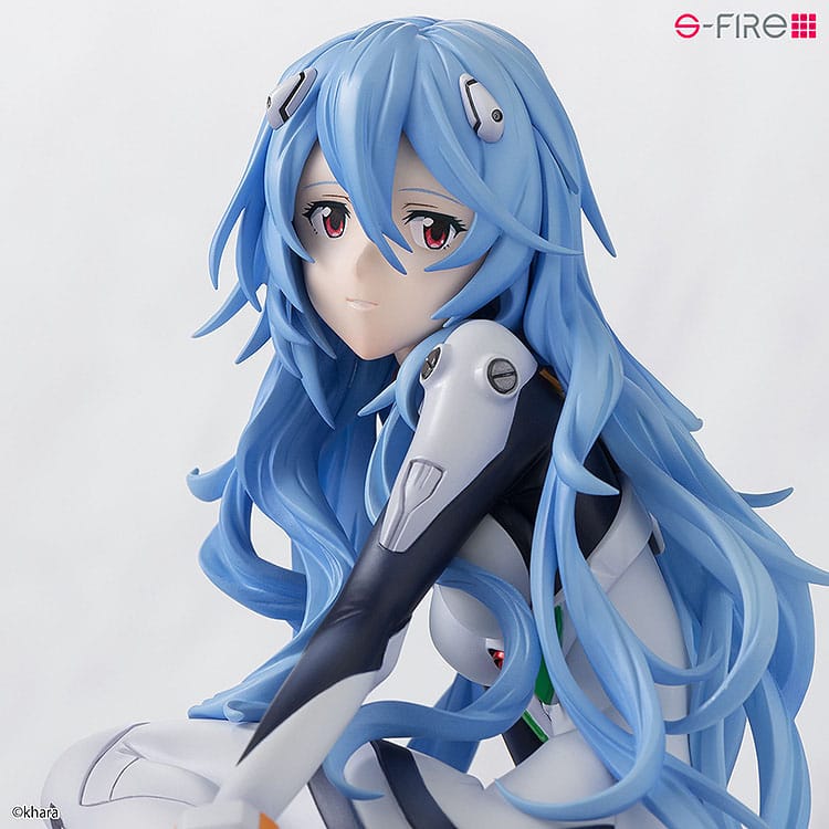 Rebuild of Evangelion statuette PVC 1/7 Rei Ayanami Long Hair Ver. 11 cm