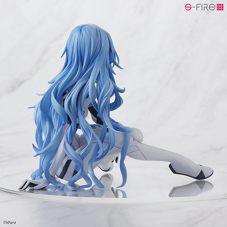 Rebuild of Evangelion statuette PVC 1/7 Rei Ayanami Long Hair Ver. 11 cm