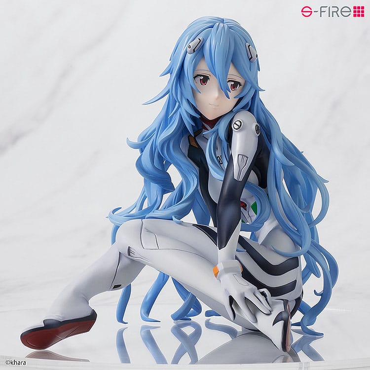 Rebuild of Evangelion statuette PVC 1/7 Rei Ayanami Long Hair Ver. 11 cm