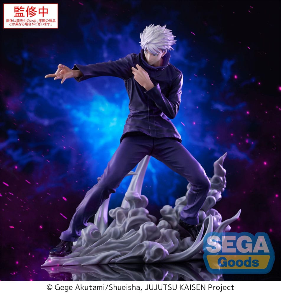 Statuette Jujutsu Kaisen Luminasta PVC Satoru Gojo Creux Violet (Kyoshiki Murasaki) 21 cm