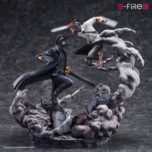 Chainsaw Man statuette Super Situation Figure Chainsaw Man vs. Samurai Sword 26 cm