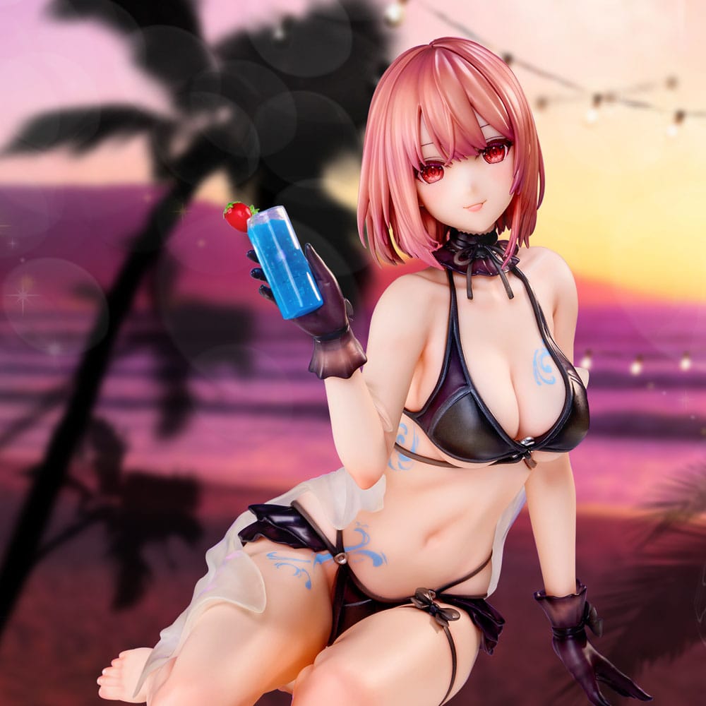 Original Character statuette PVC necömi Illustration One more drink for the vacation 13 cm