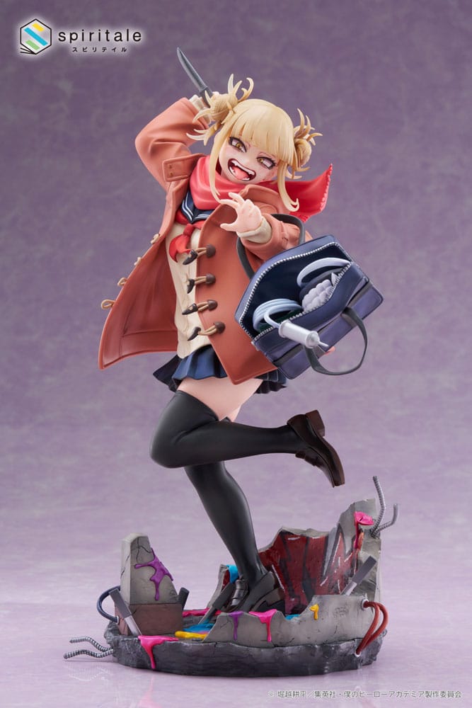 My Hero Academia Senpai statuette PVC 1/7 Himiko Toga Duffel Coat 27 cm