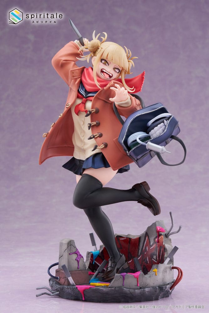 My Hero Academia Senpai statuette PVC 1/7 Himiko Toga Duffel Coat 27 cm