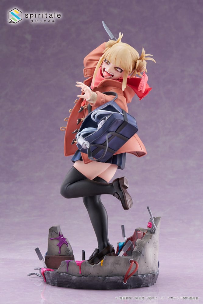 My Hero Academia Senpai statuette PVC 1/7 Himiko Toga Duffel Coat 27 cm