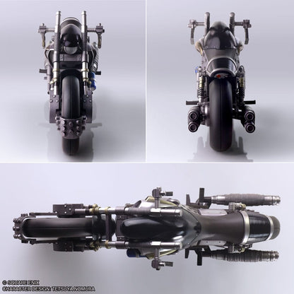 Final Fantasy VII Bring Arts figurine avec véhicule Cloud Strife Hardy-Daytona 15 cm