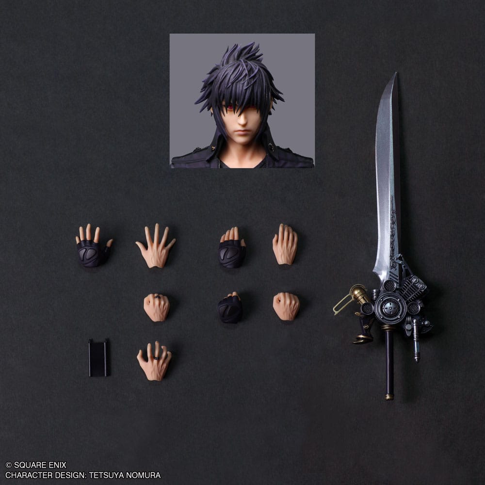 Figurine Shin de Final Fantasy VII Rebirth Play Arts Noctis Lucis Caelum 27 cm