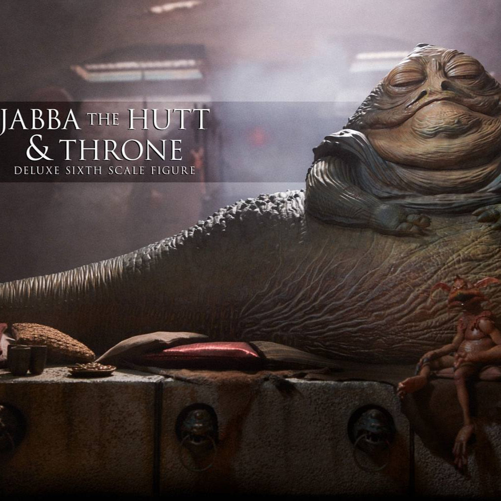Figurine Star Wars Episode VI 1/6 Jabba le Hutt & Throne Deluxe 34 cm