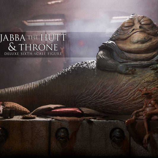 Figurine Star Wars Episode VI 1/6 Jabba le Hutt & Throne Deluxe 34 cm
