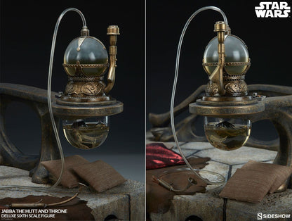 Figurine Star Wars Episode VI 1/6 Jabba le Hutt & Throne Deluxe 34 cm