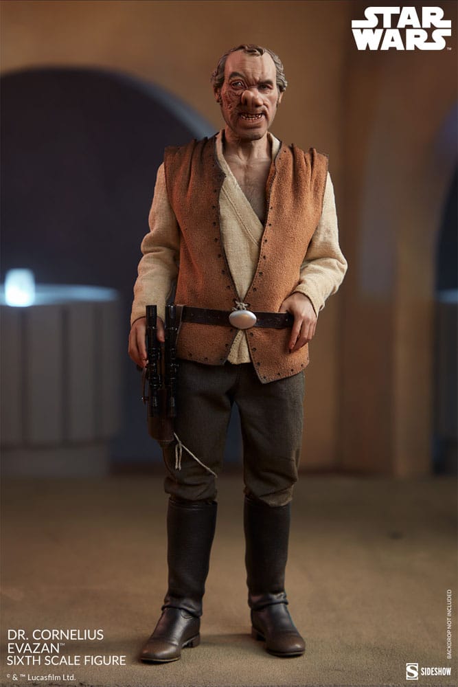 Figurine Star Wars Episode IV Scum & Villainy 1/6 Docteur Cornelius Evazan 30 cm