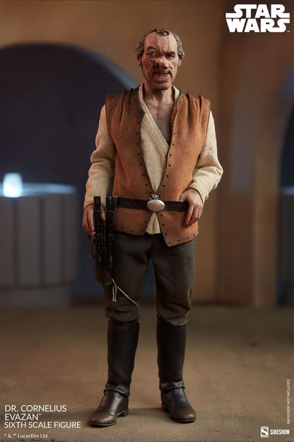 Figurine Star Wars Episode IV Scum & Villainy 1/6 Docteur Cornelius Evazan 30 cm