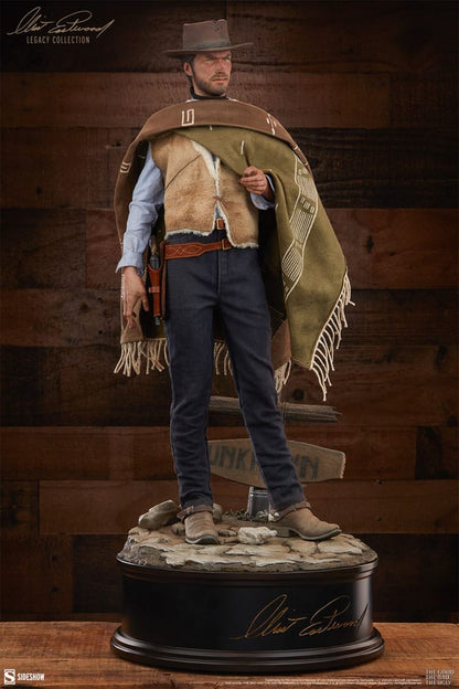Clint Eastwood Legacy Collection : Statuette Premium Le Bon, la Brute et le Truand 61 cm